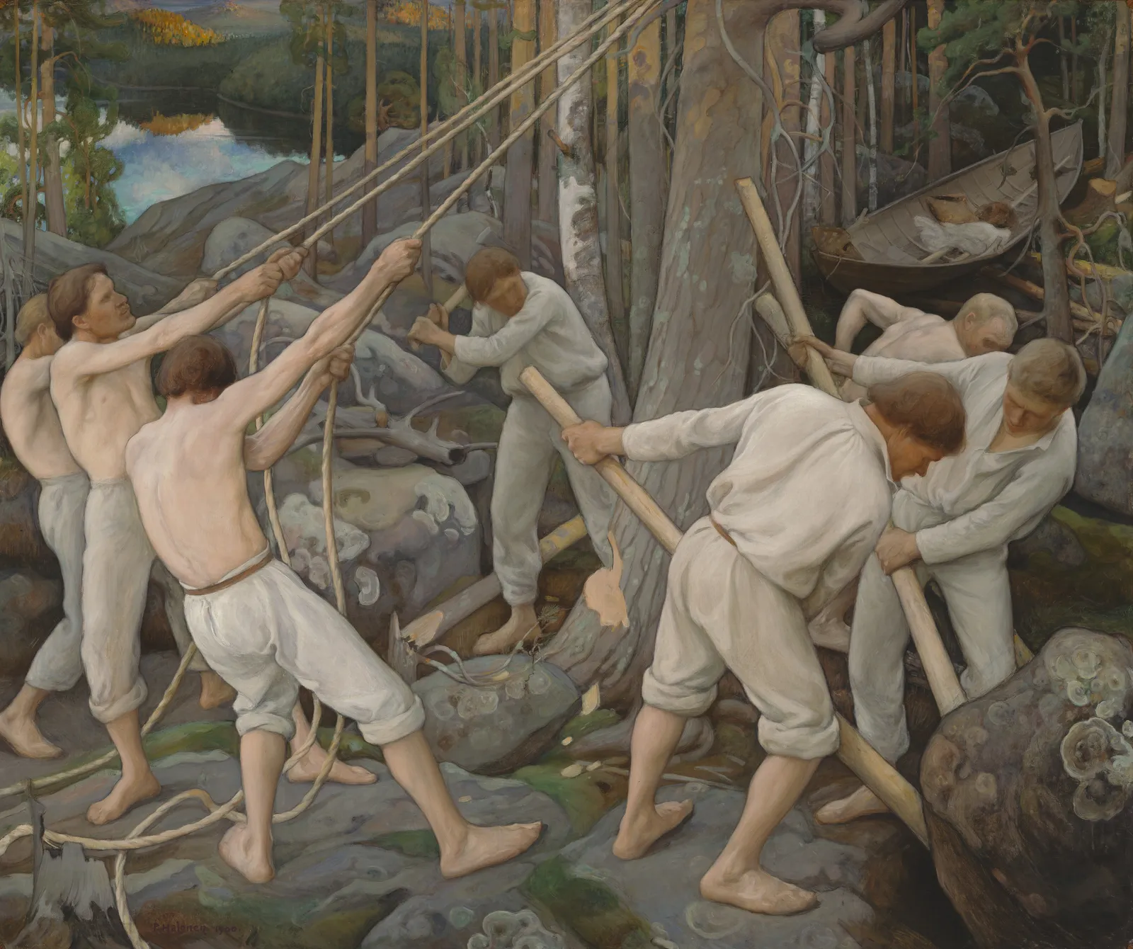 Pekka Halonen Pioniers in Karelië 1900 Finnish National Gallery Collection Ateneum Art Museum Helsinki